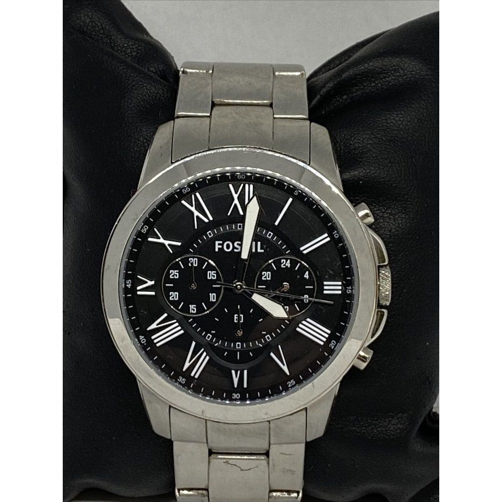 Fossil FS4736 Men's Stainless Steel Analog Dial Qu